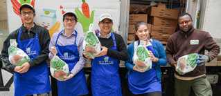 City Harvest volunteers at an event